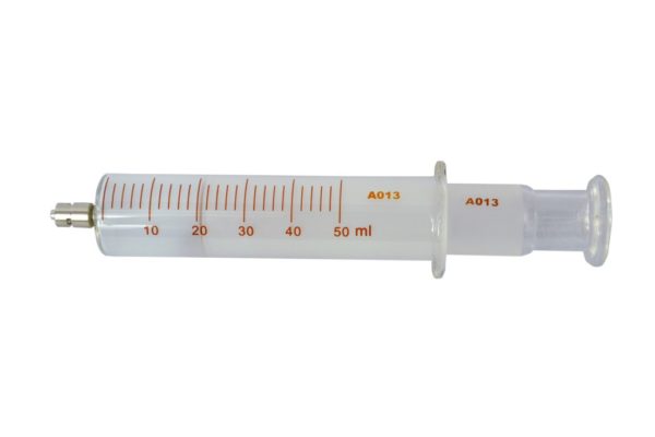 TROVEC 50ml DGA/Transformer oil Sampling Glass Syringe