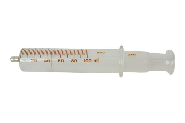 TROVEC 100ml DGA/Transformer oil Sampling Glass Syringe