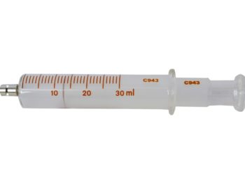 TROVEC 30ml DGA/Transformer oil Sampling Glass Syringe