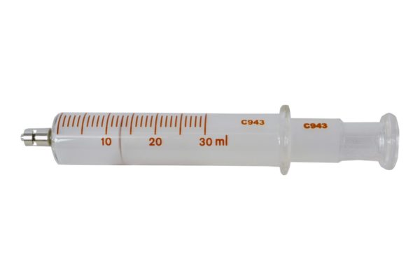 TROVEC 30ml DGA/Transformer oil Sampling Glass Syringe